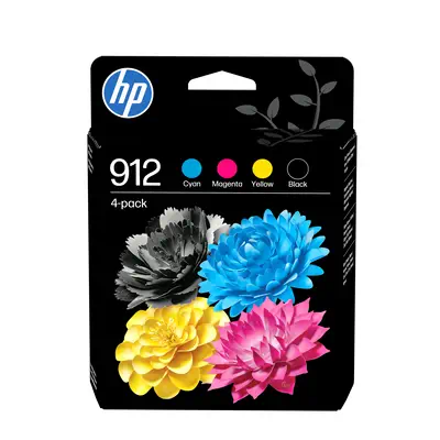 912 Pack de 4 cartouches d'encre Noir/Cyan/Magenta/Jaune authentiques - HP - Toner - visuel 1