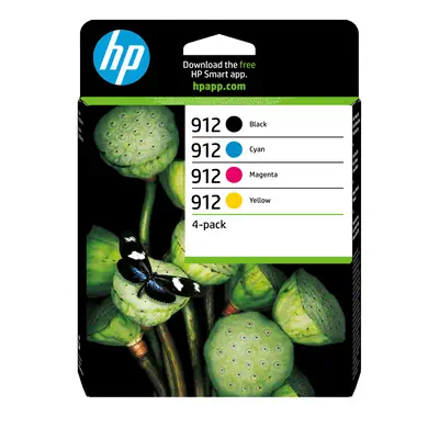 912 Pack de 4 cartouches d'encre Noir/Cyan/Magenta/Jaune authentiques - HP - Toner - visuel 1