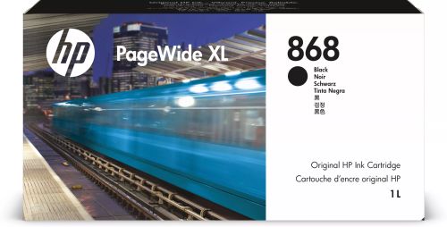 Revendeur officiel HP 868 1-Liter Black PageWide XL Ink