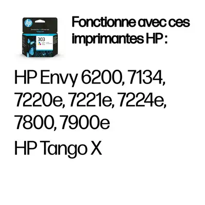 Cartouche d’encre HP 303 trois couleurs authentique - Cartouches d'encre - visuel 3