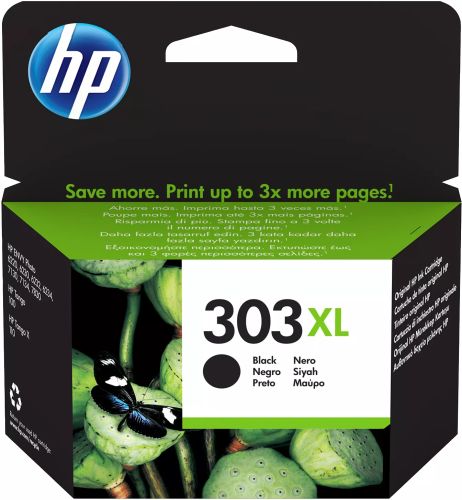 Revendeur officiel Cartouches d'encre HP 303XL High Yield Black Ink Cartridge