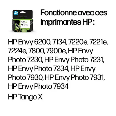 Cartouche d’encre noir HP 303XL grande capacité authentique - Cartouches d'encre - visuel 2