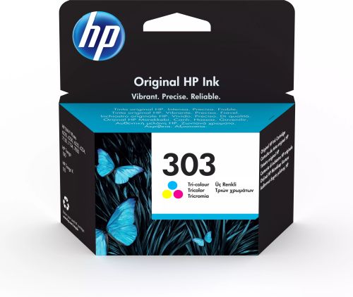 Revendeur officiel Cartouches d'encre HP 303 Tri-colour Ink Cartridge