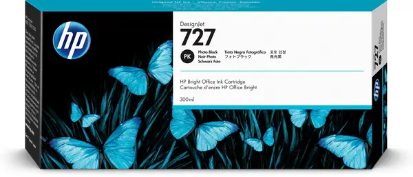 HP 727 cartouche d'encre DesignJet noire photo, 300 ml - Autres consommables - visuel 3