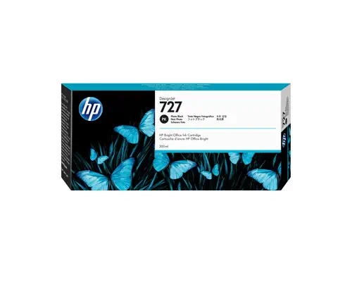 HP 727 cartouche d'encre DesignJet noire photo, 300 ml - Autres consommables - visuel 2