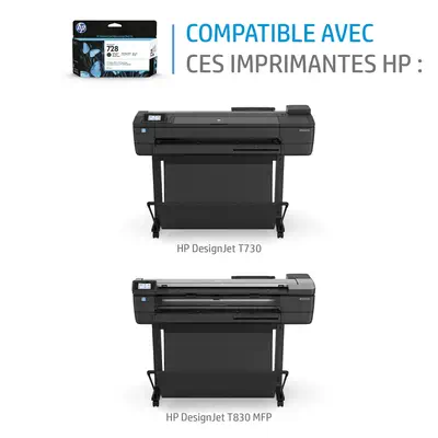 HP 728 cartouche d'encre DesignJet magenta 130 ml - Autres consommables - visuel 5