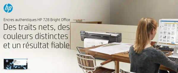 HP 728 cartouche d'encre DesignJet magenta 130 ml - Autres consommables - visuel 2