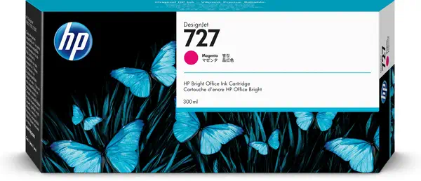 HP 727 cartouche d'encre DesignJet magenta, 300 ml - Autres consommables - visuel 2