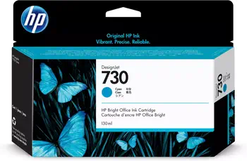 Vente HP 730 130 ml Cyan Ink Cartridge au meilleur prix