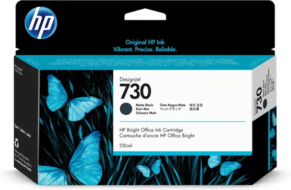 Cartouche d’encre HP 730 DesignJet noir mat, 130 ml - Cartouches d'encre - visuel 2