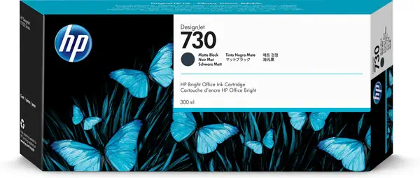 Cartouche d’encre HP 730 DesignJet noir mat, 300 ml - Cartouches d'encre - visuel 2