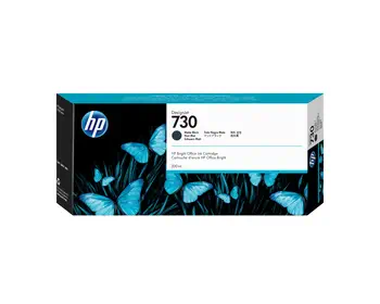 Cartouche d’encre HP 730 DesignJet noir mat, 300 ml garantie