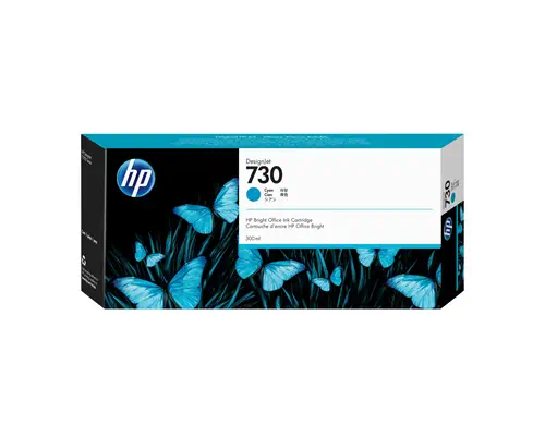 Cartouche d’encre HP 730 DesignJet cyan, 300 ml - Cartouches d'encre - visuel 1