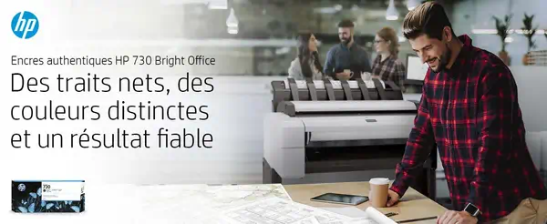 Cartouche d’encre HP 730 DesignJet gris, 300 ml - Cartouches d'encre - visuel 3