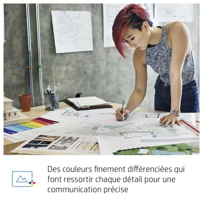 Cartouche d’encre HP 730 DesignJet gris, 300 ml - Cartouches d'encre - visuel 8