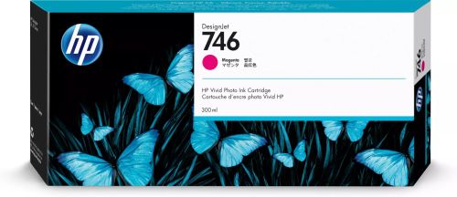 Revendeur officiel Cartouches d'encre HP 746 300-ml Magenta Ink Cartridge