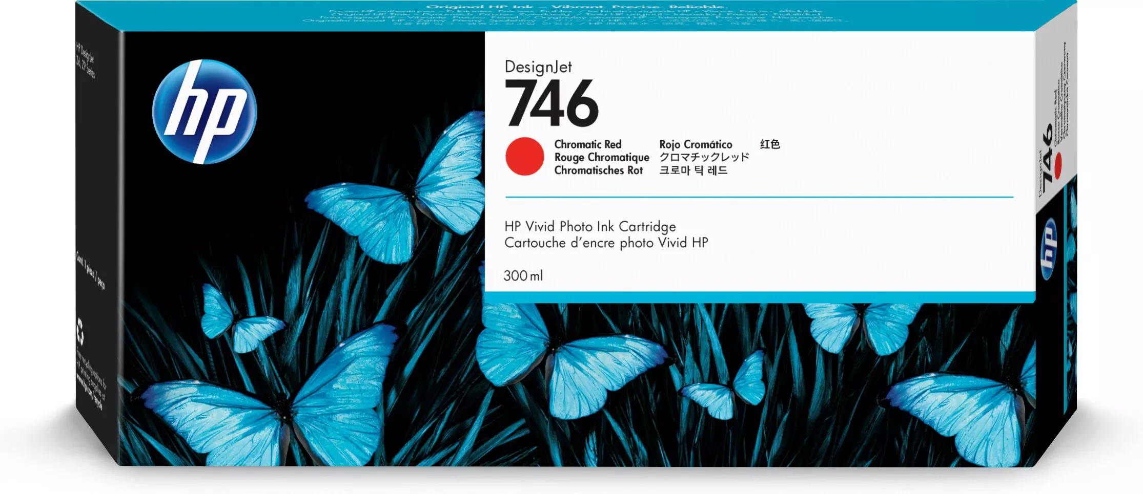 Vente HP 746 300-ml Chromatic Red Ink Cartridge HP au meilleur prix - visuel 2