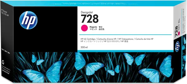 HP 728 DesignJet cartouche d'encre magenta, 300 ml - Autres consommables - visuel 1