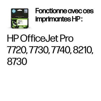 953XL Cartouche d’encre noire grande capacité authentique - HP - Cartouches d'encre - visuel 3