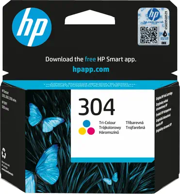 HP 304 Cartouche d’encre trois couleurs authentique - Cartouches d'encre - visuel 1
