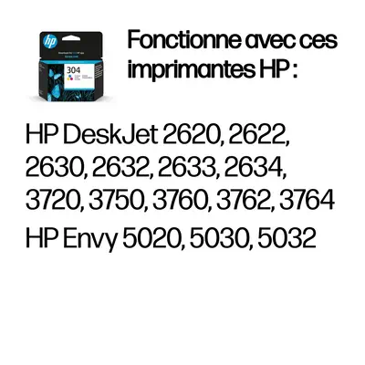HP 304 Cartouche d’encre trois couleurs authentique - Cartouches d'encre - visuel 2