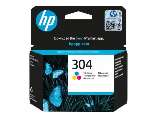 HP 304 original Ink cartridge N9K05AE 301 Tri-color Blister - Cartouches d'encre - visuel 1