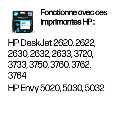 HP 304 Cartouche d’encre trois couleurs authentique - Cartouches d'encre - visuel 2