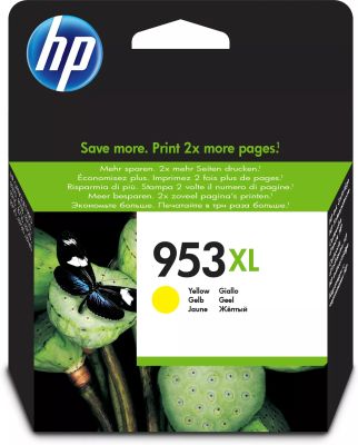 Achat Cartouches d'encre HP 953XL original Ink cartridge F6U18AE BGX Yellow 1.450 Pages