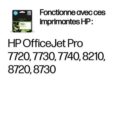 953XL Cartouche d’encre jaune grande capacité authentique - HP - Cartouches d'encre - visuel 2