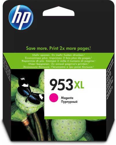 Revendeur officiel HP 953XL original Ink cartridge F6U17AE BGX Magenta 1.450 Pages