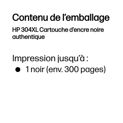 HP 304XL Cartouche d’encre noire authentique - Cartouches d'encre - visuel 3