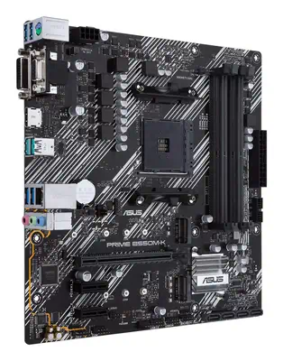 ASUS PRIME B550M-K AMD B550 Emplacement AM4 micro Asus - visuel 1 - hello RSE - Des bases solides