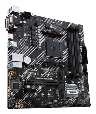 ASUS PRIME B550M-K AMD B550 Emplacement AM4 micro Asus - visuel 1 - hello RSE - Accélérez grâce au slot intégré M.2
