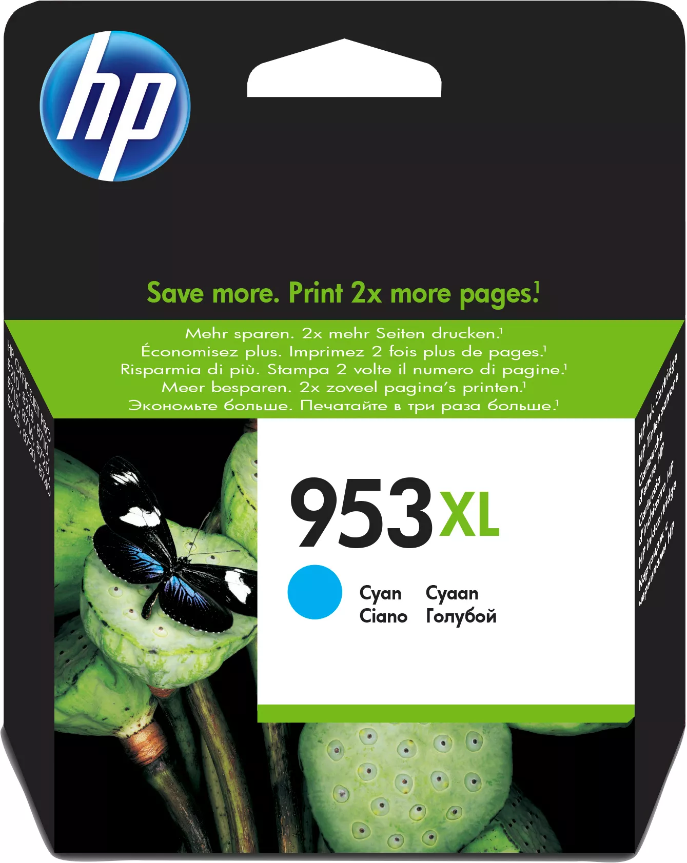 Revendeur officiel Cartouches d'encre HP 953XL original High Yield Ink cartridge F6U16AE 301 Cyan