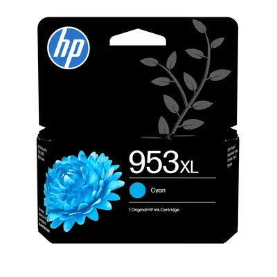 953XL Cartouche d’encre cyan grande capacité authentique - HP - Cartouches d'encre - visuel 1