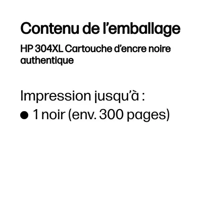 HP 304XL Cartouche d’encre noire authentique - Cartouches d'encre - visuel 4