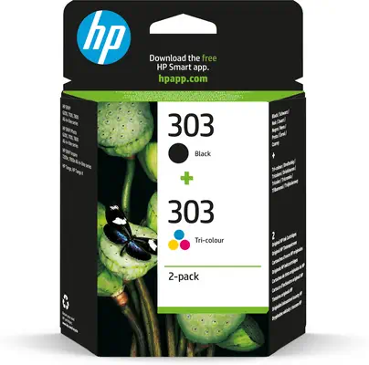 Pack de 2 cartouches authentiques d'encre noire/trois couleurs HP 303 - Cartouches d'encre - visuel 10