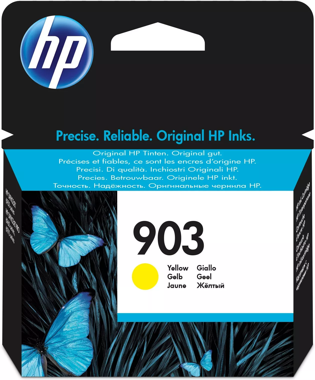 Achat HP 903 original Ink cartridge T6L95AE BGX Yellow 315 Pages au meilleur prix