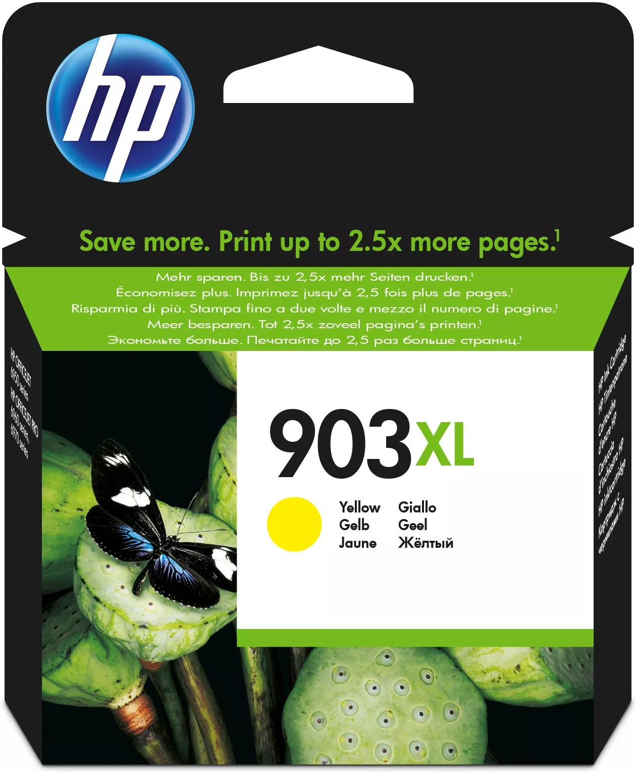 Vente HP 903XL original Ink cartridge T6M11AE BGX Yellow High au meilleur prix