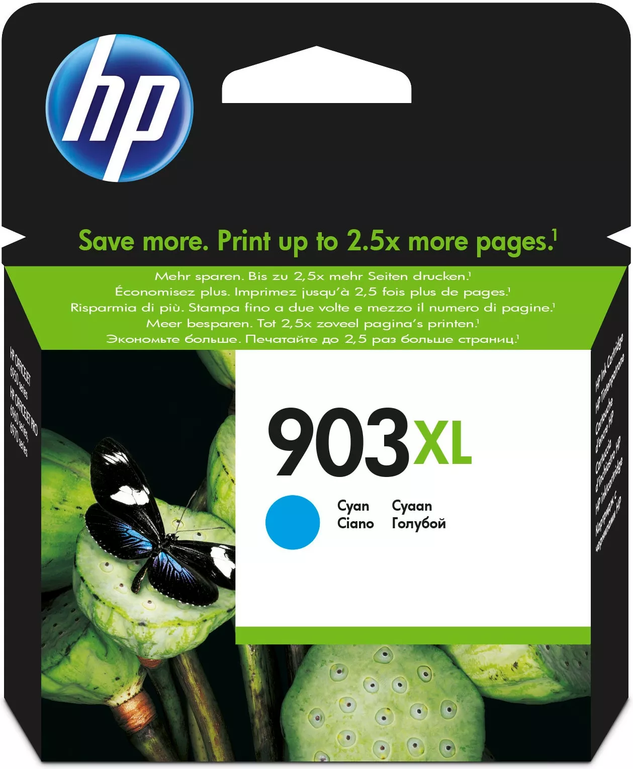 Vente HP original Ink cartridge T6M03AE 301 903XL High Yield Cyan au meilleur prix