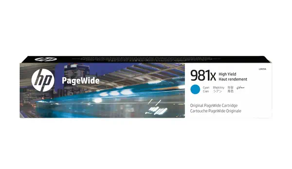 981X cartouche PageWide Cyan grande capacité authentique - HP - Cartouches d'encre - visuel 5