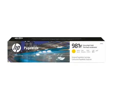 981Y cartouche PageWide Jaune extra grande capacité authentique - HP - Cartouches d'encre - visuel 5
