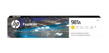 HP 981A cartouche PageWide Jaune authentique offre