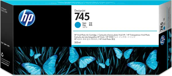 Cartouche d'encre DesignJet HP 745 cyan, 300 ml - Cartouches d'encre - visuel 10