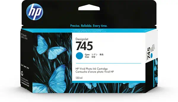 Cartouche d'encre DesignJet HP 745 cyan, 130 ml - Cartouches d'encre - visuel 10