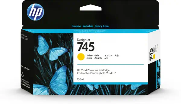 Cartouche d'encre DesignJet HP 745 jaune, 130 ml - Cartouches d'encre - visuel 10