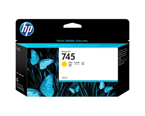 Cartouche d'encre DesignJet HP 745 jaune, 130 ml - Cartouches d'encre - visuel 1