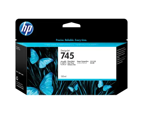 Cartouche d'encre DesignJet HP 745 noir photo, 130 ml - Cartouches d'encre - visuel 1