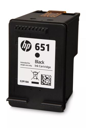 Revendeur officiel HP 651 cartouche Ink Advantage authentique, noir