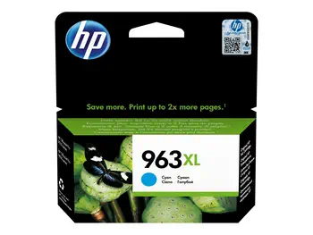 Livraison gratuite 963XL Cartouche d'encre cyan authentique, grande capacité